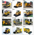 Minicarregadeira com classificação de 1500kg Skidsteer